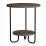 Măsuţă cafea Showdeko Corro, Ø40 cm, Dark Brown
