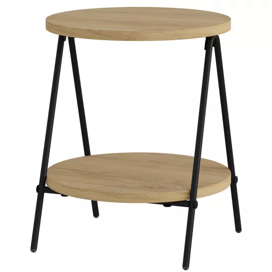 Столик журнальный Showdeko Essel, Ø35 см, Oak