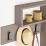 Cuier de perete Showdeko Game Hanger Light Mocha