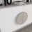 Comoda Showdeko Gora Console, 110x35,6x82 см, Light Mocha/White