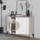 Comoda Showdeko Gora Console, 110x35,6x82 см, Light Mocha/White