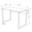 Стол письменный Showdeko Inna, 110x60 см, Retro Grey