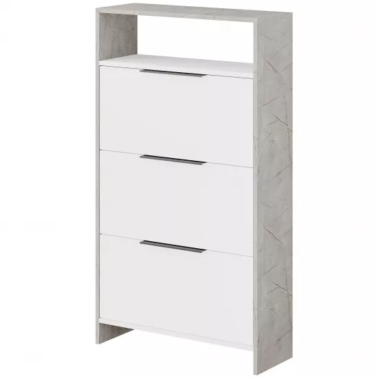 Стеллаж для обуви Showdeko Kaju, 78x28x139.2 см, White/Lagina
