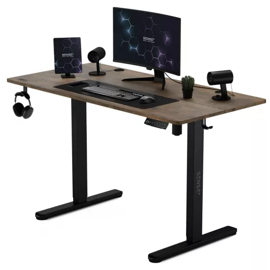 Birou Gaming Sense7 Nojo 120x60, Black Oak