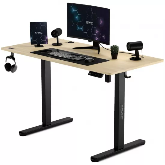 Birou Gaming Sense7 Nojo 120x60, Black Pine