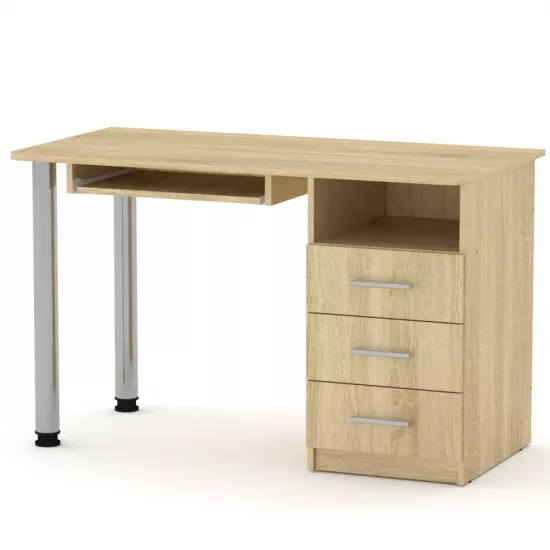 Masa de birou Kompanit СКМ-9, 120х60 cm, Sonoma
