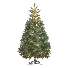 Brad artificial Divi Trees Nordmann Led, 180 cm, crengi turnate 3D