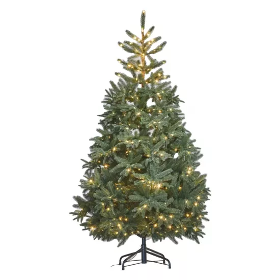 Brad artificial Divi Trees Nordmann Led, 180 cm, crengi turnate 3D