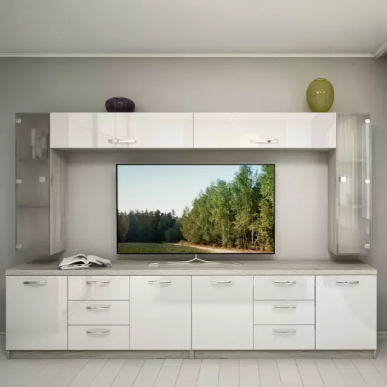 Living Bafimob X-11 (300 cm), Mokka/Bianco-bej Luciu