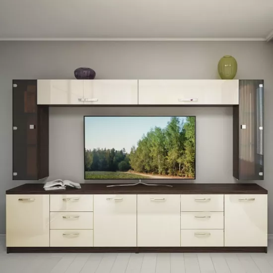 Living PS X-11 (300 cm), Corton Stejar/Alb Luciu