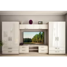 Living Bafimob Ira-X (ТV-1,8m) (380 cm), Corton Stejar/Alb Luciu