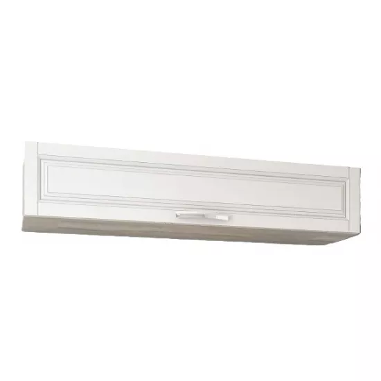 Raft Bafimob МФ-120 cu elemente frezate, Corton Stejar/Alb stejar