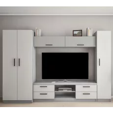 Living Bafimob Elena-Y (ТV-1,8m) (300 cm), Gri/Gri deschis