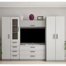 Living Bafimob Alla Mini–Y (ТV-1,2) (280 cm), Gri/Gri deschis