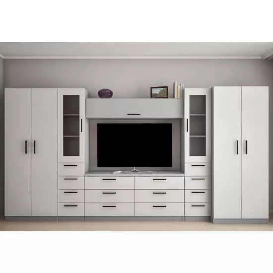 Living Bafimob Alina Max–Y (ТV-1,5) (390 cm), Gri/Gri deschis