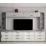 Living Bafimob Y-10, 6 sertare (300 cm), Gri/Gri deschis