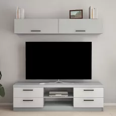 Living Bafimob Y-2 (TV-1.8m) (180 cm), Gri/Gri deschis Living Bafimob Y-2 (TV-1.8m) (180 cm), Gri/Gri deschis