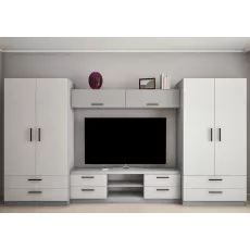 Living Bafimob Ira-Y (ТV-1,8m) (380 cm), Gri/Gri deschis