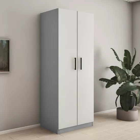 Шкаф Bafimob ШY-80 (80 см), Серый/Cветло серый