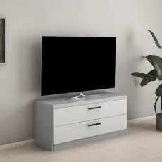 Комод Bafimob КY-120(2 ящ.) (120 см), Серый/Cветло серый