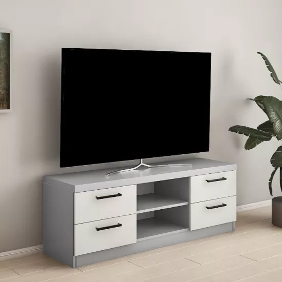 Comoda TV Bafimob ТVY-150 (150 cm), Gri/Gri deschis