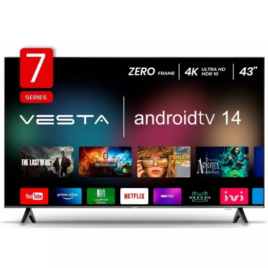 Televizor Vesta LD43L7505 Black (43"/UHD 4K)