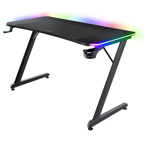 Стол игровой Trust GXT 710 Luminus Pro RGB, Black