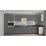 Bucatarie de colț Bafimob Eco 4,1х0,9 m, MDF vopsit, fațadă frezată Modern, Gri mat