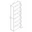 Raft Bofigo Chipboard 15-16-01 (55,5 cm), White