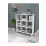 Raft Bofigo Square 15-08-01 (88,4 cm) cu 9 compartimente, White