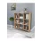 Raft Bofigo Square 15-08-02  (88,4 cm) cu 9 compartimente, Pine Oak