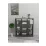 Raft Bofigo Square 15-08-08 (88,4 cm) cu 9 compartimente, Antracit