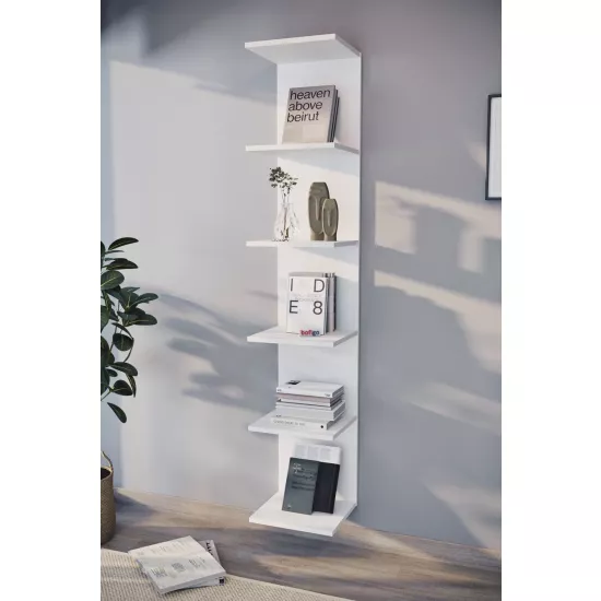 Raft Bofigo Bookcase 15-07-01 (34,6 cm) suspendat, White