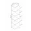 Raft Bofigo Bookcase 15-07-01 (34,6 cm) suspendat, White