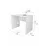Masa de birou Bofigo Chipboard 20-06-01, White