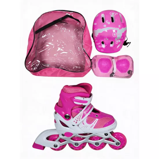 Роликовые коньки Intex 963 M Pink (35-38)