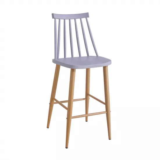 Scaun DP JACK, Dark Grey/Transprint Legs