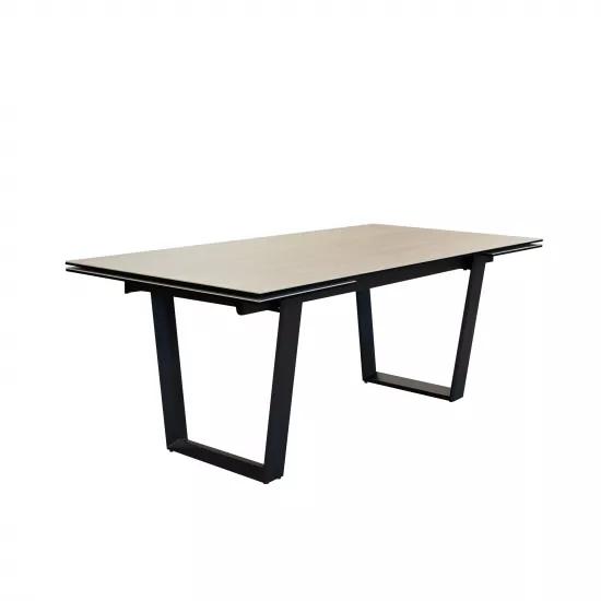 Masă pentru bucătărie Decoprim Moly, 200x98 cm extensibila, Grey TL-314