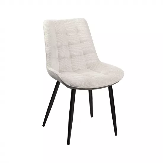 Стул Decoprim Hans, Velvet BEIGE BGF166-2/black legs