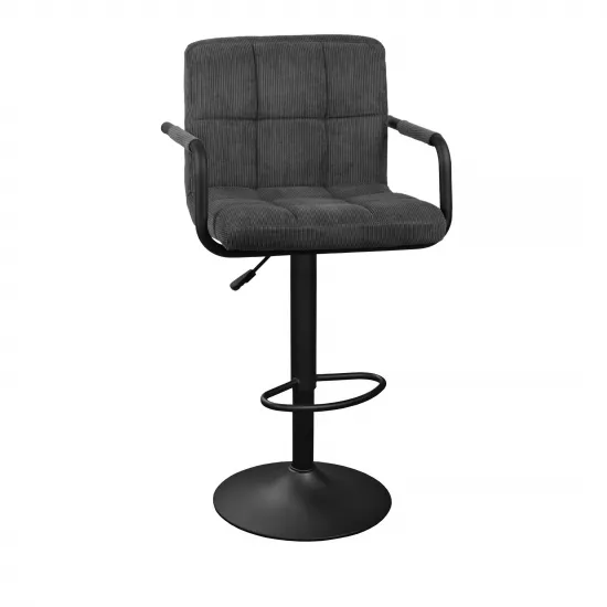 Scaun DP SB-042, Velvet Dark Grey/Black legs