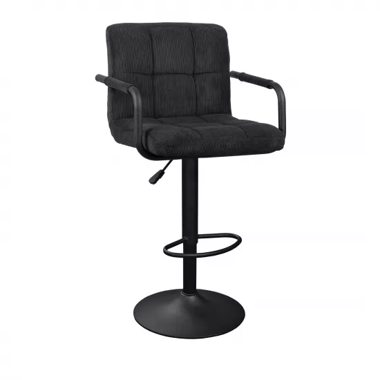 Scaun DP SB-042, Velvet Black/Black Legs