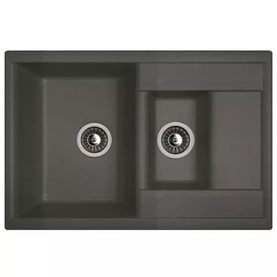 Chiuvetă de bucătărie Dr.Gans Astra 760K, 760х510 mm, Grafit (VOR57687)
