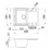 Мойка кухонная Elleci Easy 135 680x500 мм, 62 Bianco Antico (LGY13562)