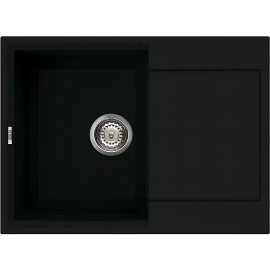 Chiuvetă de bucătărie Elleci Easy 135 680x500 mm, 40 Full Black (LGY13540)