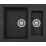 Chiuvetă de bucătărie Elleci Easy 150 600x500 mm, 40 Full Black (LGY15040)