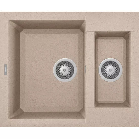 Chiuvetă de bucătărie Elleci Easy 150 600x500 mm, 51 Avena (LGY15051)