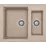 Chiuvetă de bucătărie Elleci Easy 150 600x500 mm, 51 Avena (LGY15051)
