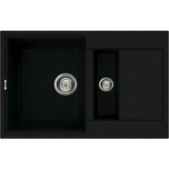 Мойка кухонная Elleci Easy 325 780x500 мм, 40 Full Black (LGY32540)