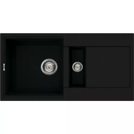 Chiuvetă de bucătărie Elleci Easy 425 860x435 mm, 40 Full Black (LGY42540)