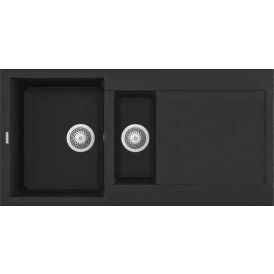 Мойка кухонная Elleci Easy 475 1000x500 мм, 40 Full Black (LGY47540)